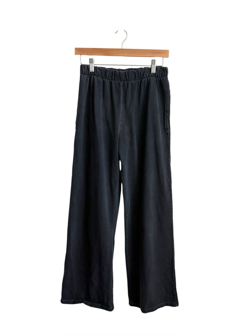 Brandy Melville John Galt Navy Wide Leg Sweatpants One Size